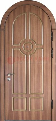 Арочная дверь с отделкой массивом ДА-35 в Троицке