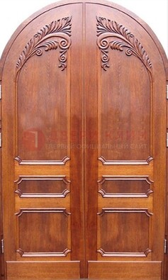 Металлическая арочная дверь ДА-9 в салон красоты в Троицке