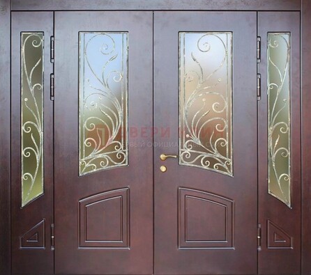 Парадная дверь ДПР-58 с остеклением в Троицке