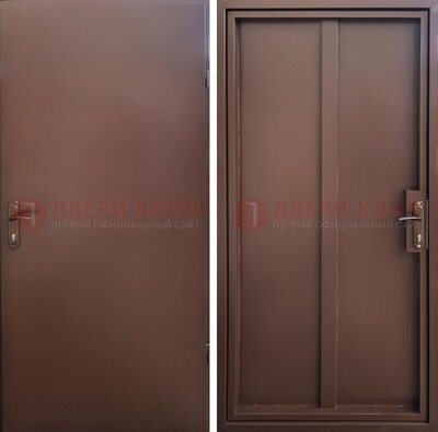 Техническая дверь с порошковым покрытием медный антик с двух сторон ДП-253 в Троицке