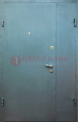 Серая тамбурная дверь ДТМ-34 в Троицке