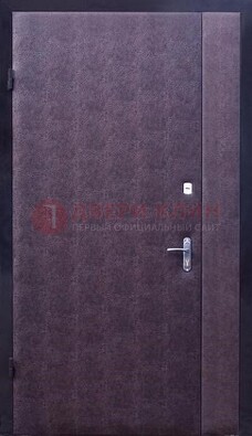 Бордовая металлическая тамбурная дверь ДТМ-3 в Троицке