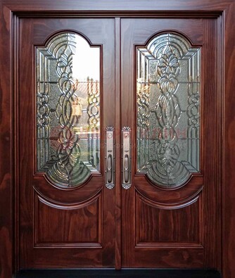 Классическая железная дверь с массивом дуба для входа ВЖ-23 в Иваново